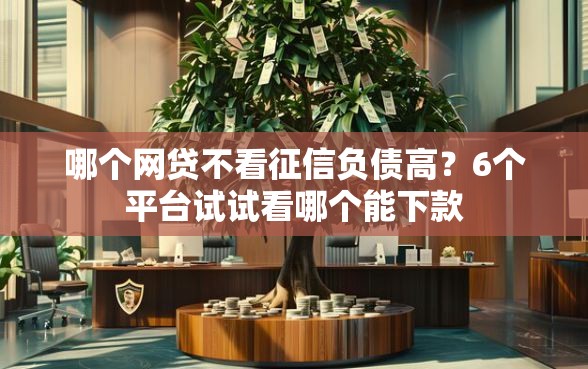 哪个网贷不看征信负债高？6个平台试试看哪个能下款