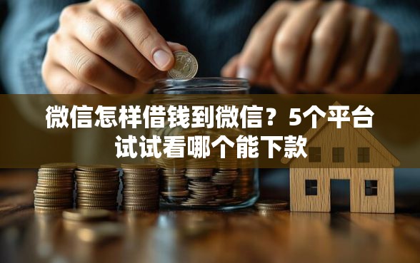 微信怎样借钱到微信？5个平台试试看哪个能下款
