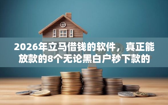 2026年立马借钱的软件,真正能放款的8个无论黑白户秒下款的贷款平台推荐 2026年立马借钱的软件,真正能放款的8个无论黑白户秒下款的贷款平台推荐