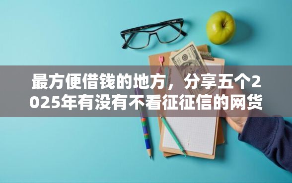 最方便借钱的地方，分享五个2025年有没有不看征征信的网货平台