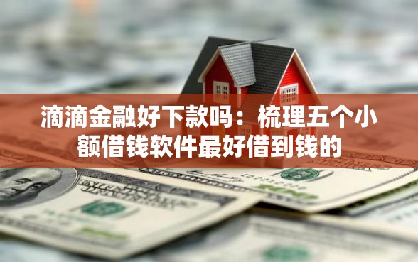 滴滴金融好下款吗：梳理五个小额借钱软件最好借到钱的