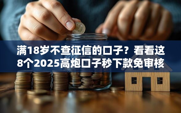 满18岁不查征信的口子？看看这8个2025高炮口子秒下款免审核怎么样