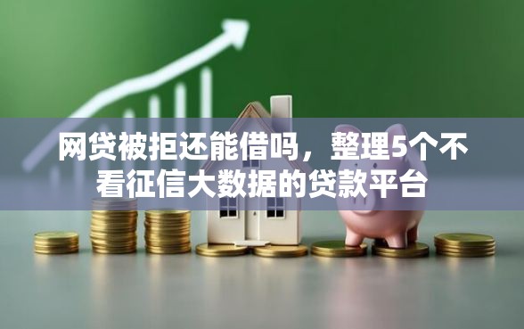 网贷被拒还能借吗，整理5个不看征信大数据的贷款平台