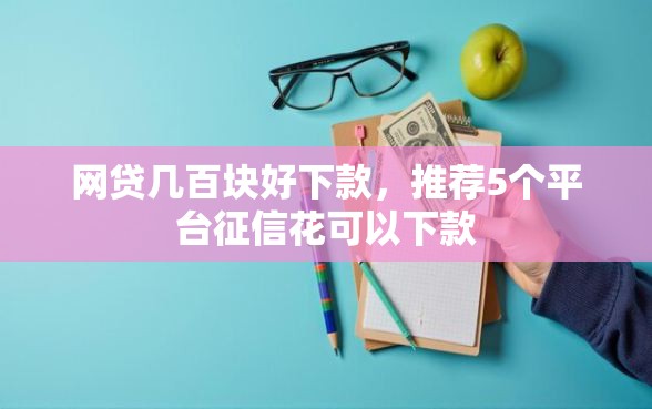 网贷几百块好下款，推荐5个平台征信花可以下款