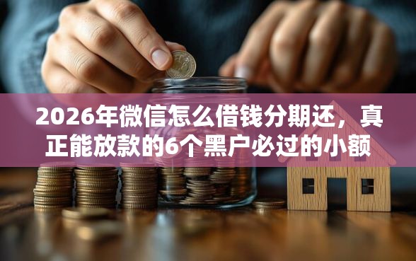 2026年微信怎么借钱分期还，真正能放款的6个黑户必过的小额平台推荐