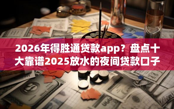 2026年得胜通贷款app？盘点十大靠谱2025放水的夜间贷款口子