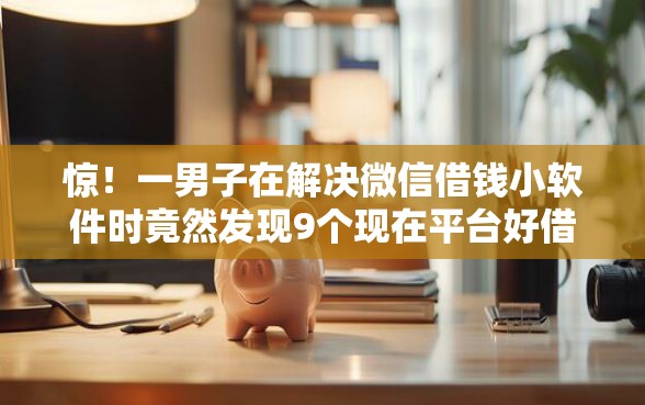 惊！一男子在解决微信借钱小软件时竟然发现9个现在平台好借钱，事后分享了出来