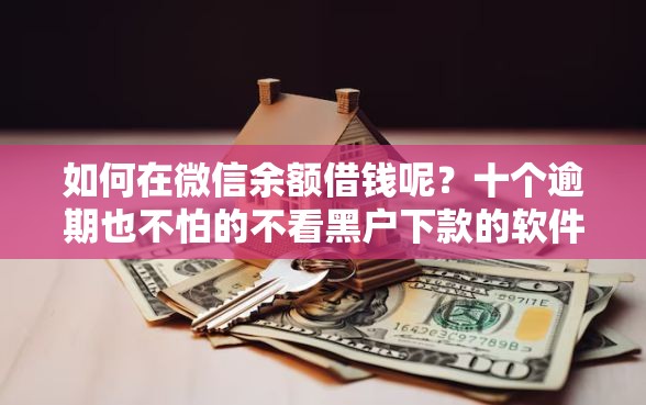 如何在微信余额借钱呢？十个逾期也不怕的不看黑户下款的软件