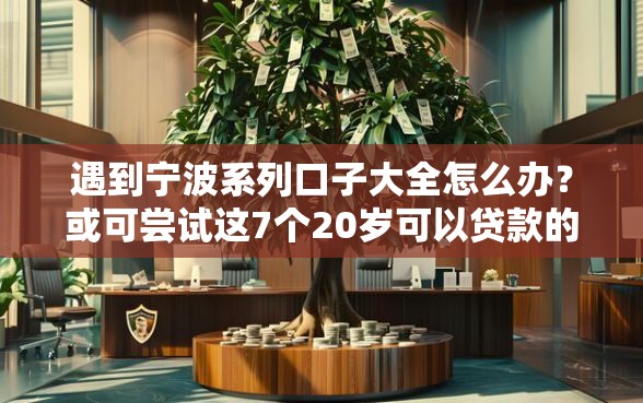 遇到宁波系列口子大全怎么办？或可尝试这7个20岁可以贷款的平台