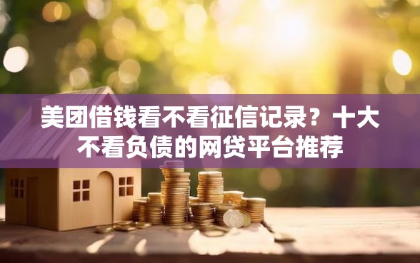 美团借钱看不看征信记录？十大不看负债的网贷平台推荐