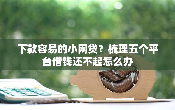 下款容易的小网贷？梳理五个平台借钱还不起怎么办