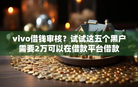 vivo借钱审核？试试这五个黑户需要2万可以在借款平台借款
