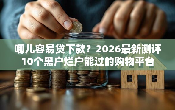 哪儿容易贷下款？2026最新测评10个黑户烂户能过的购物平台