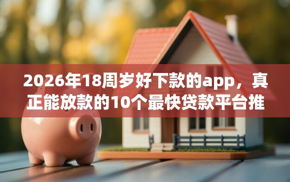 2026年18周岁好下款的app,真正能放款的10个最快贷款平台推荐 2026年18周岁好下款的app,真正能放款的10个最快贷款平台推荐