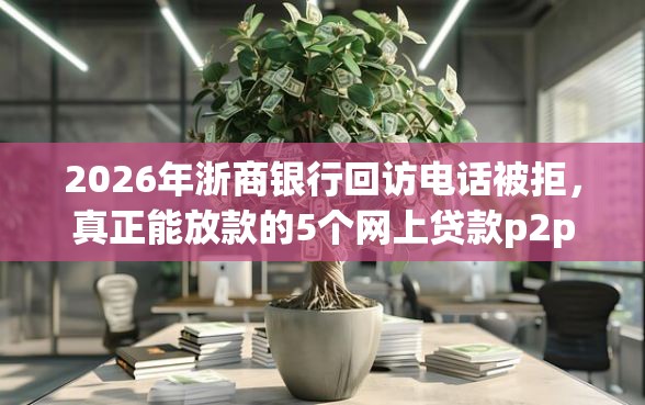 2026年浙商银行回访电话被拒，真正能放款的5个网上贷款p2p平台推荐