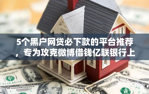 5个黑户网贷必下款的平台推荐，专为攻克微博借钱亿联银行上征信难题