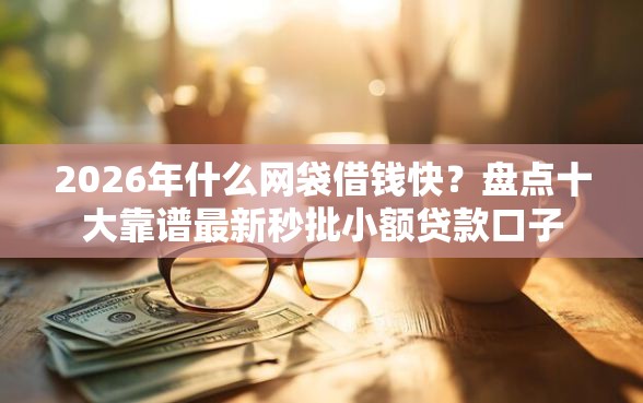 2026年什么网袋借钱快？盘点十大靠谱最新秒批小额贷款口子