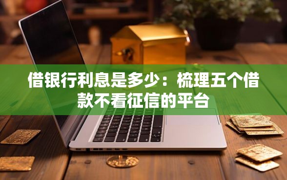 借银行利息是多少：梳理五个借款不看征信的平台