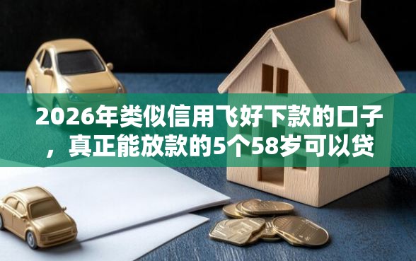 2026年类似信用飞好下款的口子，真正能放款的5个58岁可以贷款的口子推荐