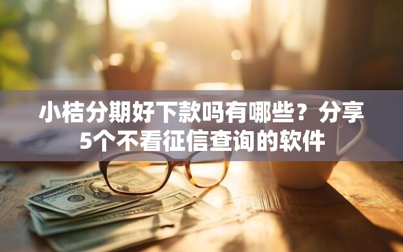 小桔分期好下款吗有哪些？分享5个不看征信查询的软件