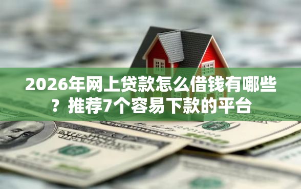 2026年网上贷款怎么借钱有哪些？推荐7个容易下款的平台