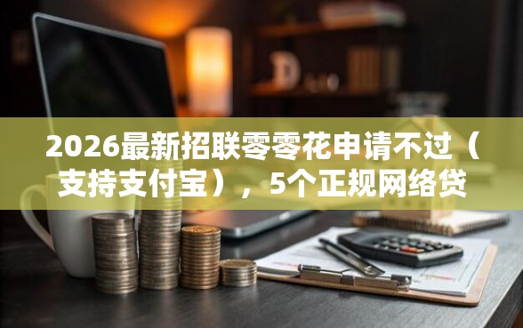 2026最新招联零零花申请不过（支持支付宝），5个正规网络贷款平台无私分享