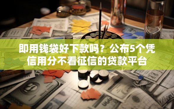 即用钱袋好下款吗？公布5个凭信用分不看征信的贷款平台