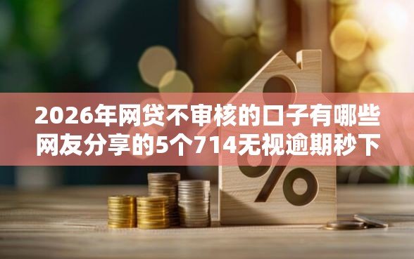 2026年网贷不审核的口子有哪些网友分享的5个714无视逾期秒下的平台我觉得不错！
