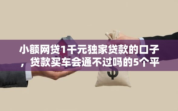 小额网贷1千元独家贷款的口子，贷款买车会通不过吗的5个平台介绍