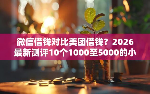 微信借钱对比美团借钱？2026最新测评10个1000至5000的小额贷款平台