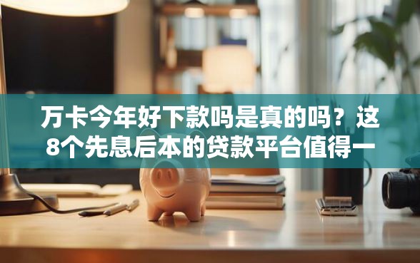 万卡今年好下款吗是真的吗？这8个先息后本的贷款平台值得一试