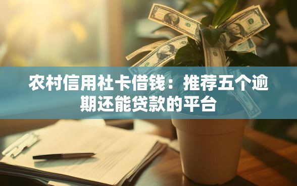 农村信用社卡借钱：推荐五个逾期还能贷款的平台