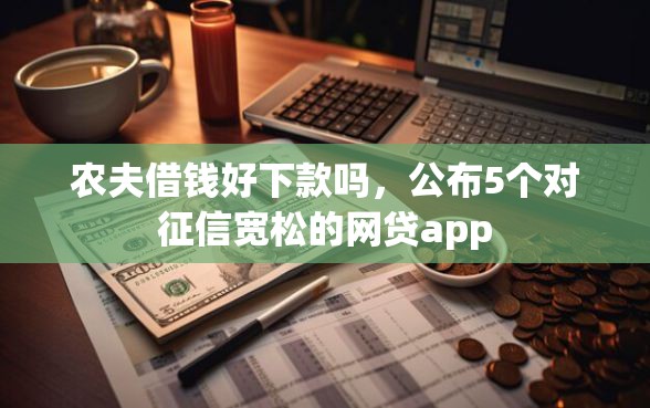 农夫借钱好下款吗，公布5个对征信宽松的网贷app