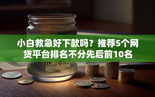 小白救急好下款吗？推荐5个网贷平台排名不分先后前10名