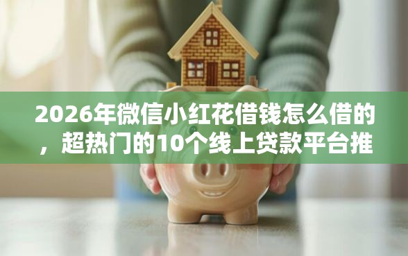 2026年微信小红花借钱怎么借的，超热门的10个线上贷款平台推荐