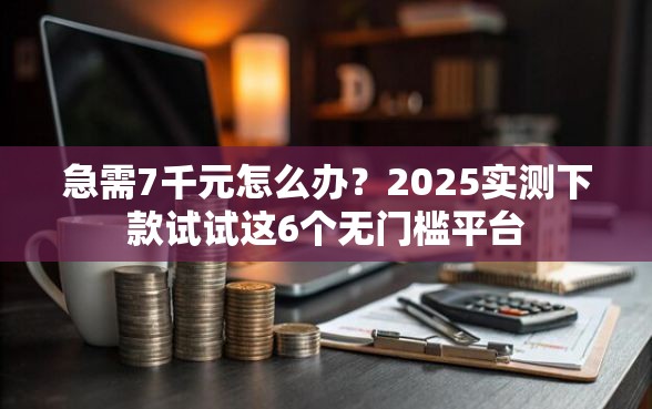 急需7千元怎么办？2025实测下款试试这6个无门槛平台