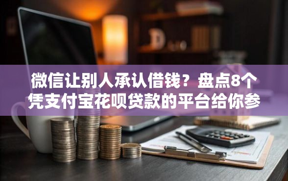 微信让别人承认借钱？盘点8个凭支付宝花呗贷款的平台给你参考
