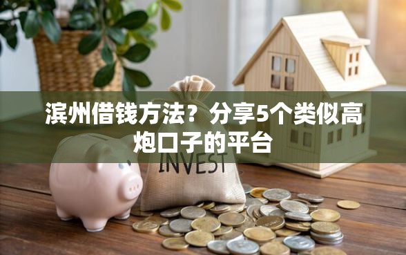 滨州借钱方法？分享5个类似高炮口子的平台
