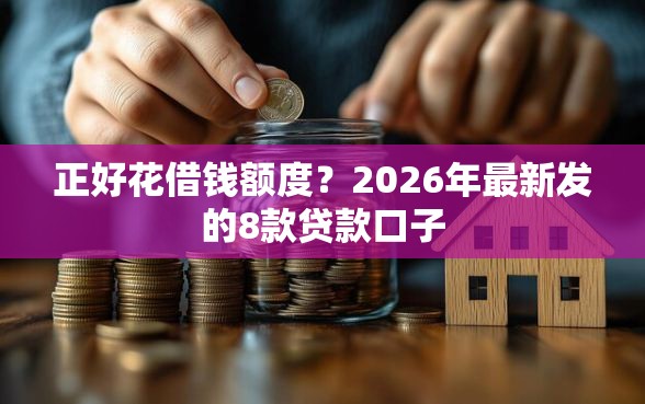 正好花借钱额度？2026年最新发的8款贷款口子