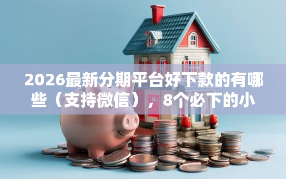 2026最新分期平台好下款的有哪些（支持微信），8个必下的小额贷款口子无私分享