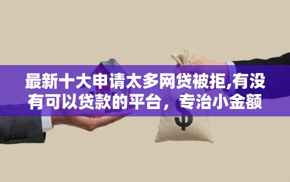 最新十大申请太多网贷被拒,有没有可以贷款的平台，专治小金额借钱软件
