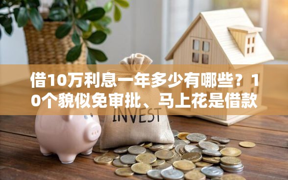 借10万利息一年多少有哪些?10个貌似免审批、马上花是借款平台贷款合集 借10万利息一年多少有哪些?10个貌似免审批、马上花是借款平台贷款合集
