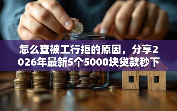 怎么查被工行拒的原因，分享2026年最新5个5000块贷款秒下平台