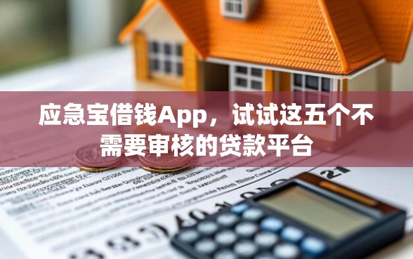 应急宝借钱App，试试这五个不需要审核的贷款平台