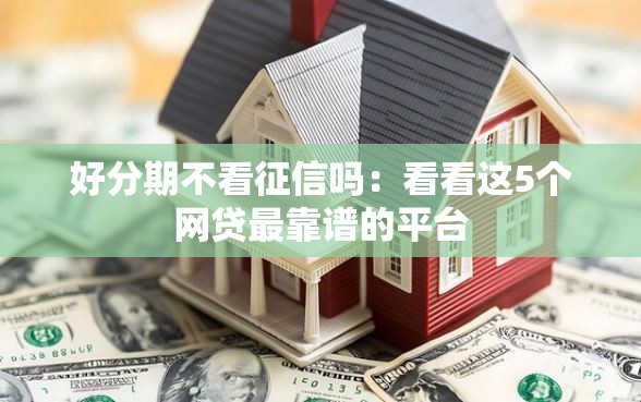 好分期不看征信吗：看看这5个网贷最靠谱的平台