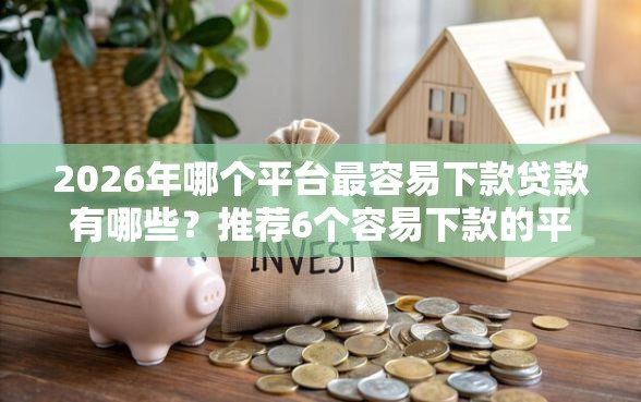 2026年哪个平台最容易下款贷款有哪些？推荐6个容易下款的平台