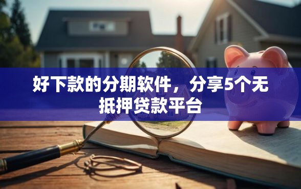 好下款的分期软件，分享5个无抵押贷款平台