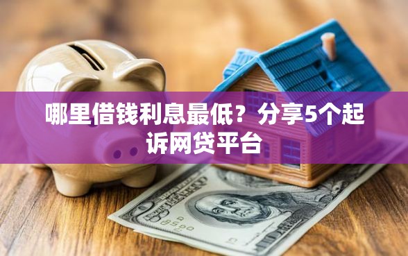 哪里借钱利息最低？分享5个起诉网贷平台