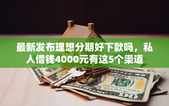 最新发布理想分期好下款吗，私人借钱4000元有这5个渠道