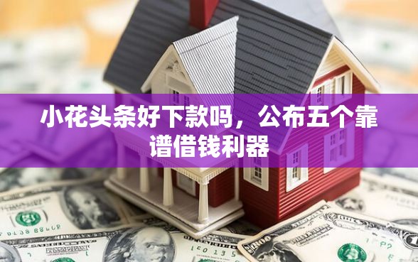 小花头条好下款吗，公布五个靠谱借钱利器